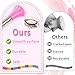 Quynhni Dance Baton,Batons for Twirling 29 inches Stainless Steel Material Gymnastics Wand with 2 Dance Ribbons and Anti-Slip Tape Suitable for Beginners Silver and Pink (1, Pink, 29)