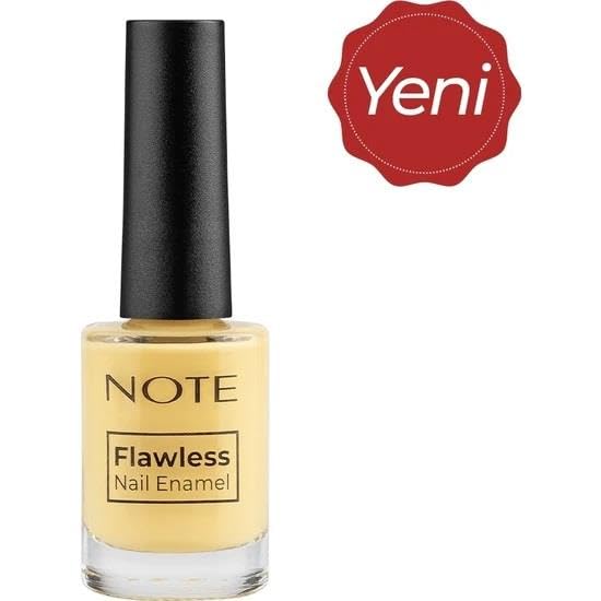 Note Cosmetics Nail Flawless Oje 108 Yellow Zone, Sarı