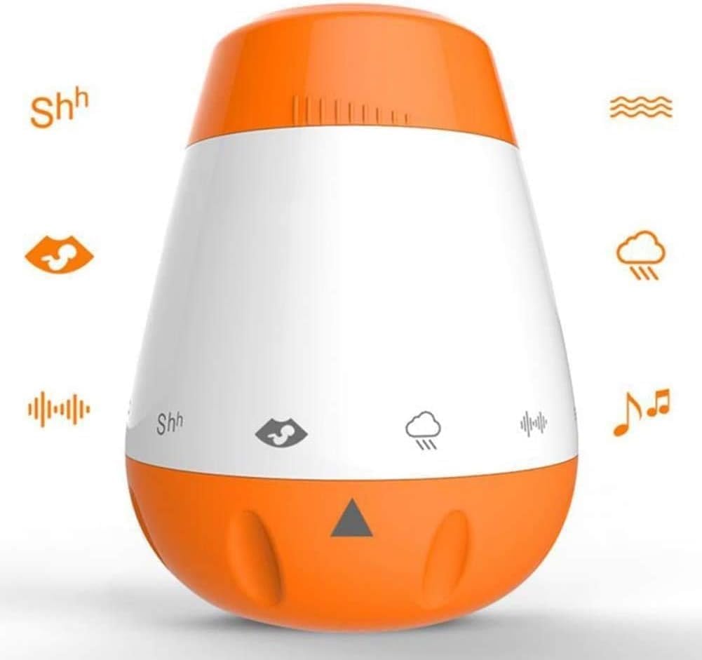 Sleep Machine,Smart Baby Sleep Soother, USB Rechargeable White Noise Sound Sleep Machine for Infants Baby Sleep, Relax, Emotion Sooth – Auto Activation with Cry Sound Sensor Function