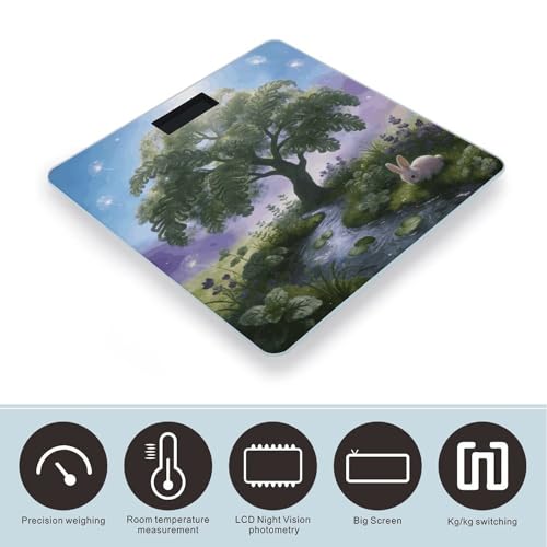 Jardin D'Ete - Báscula Digital para Baño con Cristal Templado miniatura 3