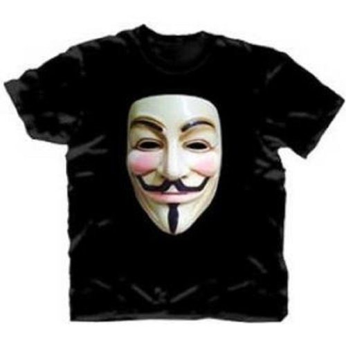 DC Comics V for Vendetta Guy Fawkes Mask T-Shirt