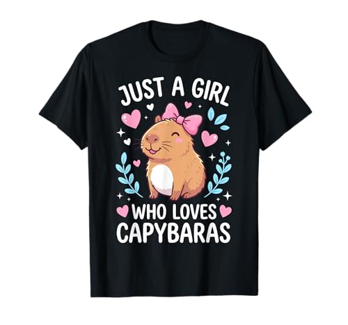 Just A Girl Who Loves Capybaras T-Shirt