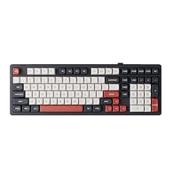 GK GAMAKAY TK101 98% Mechanical Keyboard with Number Pad, Hot Swappable, Pre-lubed Linear Switches, Tri-Mode Bluetooth/2.4GHz/USB-C 101 Keys RGB Backlit Gaming Keyboard (Cyan&Gray, Saturn Swicth)