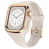 【EWISE】 アップルウォッチ ケース レディース Apple Watch バンド + カバー 一体型 スポーツバンド Apple Watch Series 8 / 7 / 6 / SE2 / 5 / 4 / SE 41mm 40mm に対応