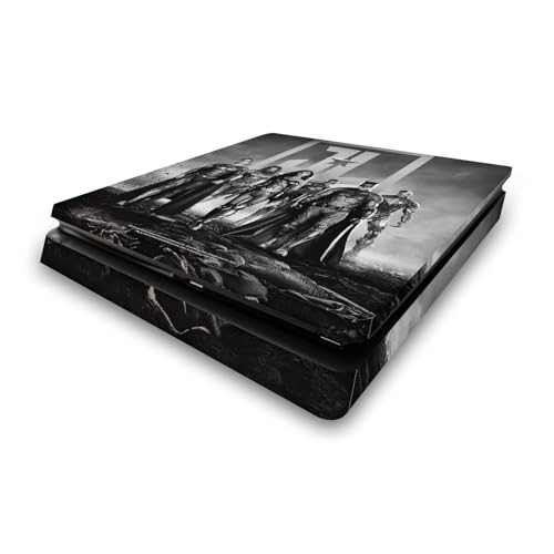 Autocollant Justice League pour PS4 Slim - Personnalisez Votre Espace Gaming de Salon