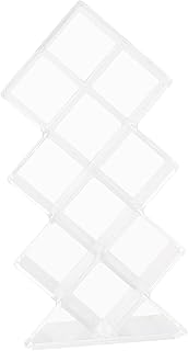 فوميز. صندوق تخزين احمر الشفاه، صندوق تخزين بلاستيكي لتنظيم طلاء الاظافر، صندوق شفاف لعرض احمر الشفاه، حامل احمر شفاه اكريليك شفاف لمستحضرات التجميل من قطعة واحدة