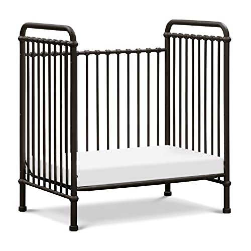 NAMESAKE Abigail 3-in-1 Convertible Mini Metal Crib in Vintage Iron, Greenguard Gold Certified - Thumbnail 6