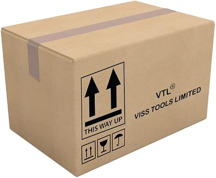 Vtl® Plastic Storage Boxes With Lid - Black Lid - 17 Sizes - Home - Bedroom - Garage - Office - School - Storage - Nestable - Stackable (50 Litre, 1 Box)
