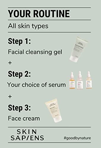 Skin Sapiens Gentle Facial Cleansing Gel With Oat, Unscented Natural Face Wash, For All Skin Types, For Men And Women, Oil Free, Vegan, Cruelty Free, 5 Fl Oz. #TOP6