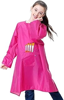 Royar Beauty Kids Painting Apron, Waterproof Art Smocks for Child,Artist Aprons with Long