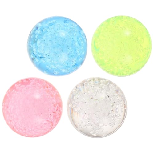 DIYEAH Accessoires Gaming Joystick Boule en Plastique 4pcs pour Machine à Pince et Arcade, Installation Facile et Confort Ergonomique, Diamètre Filetage 5mm