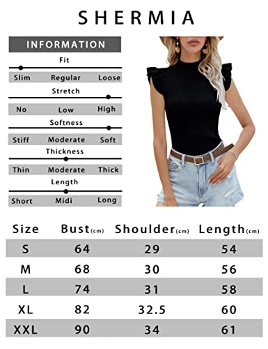 Womens Mock Neck Sweater Vest Sleeveless Ribbed Knit Tank Tops Rose Red #TOP6