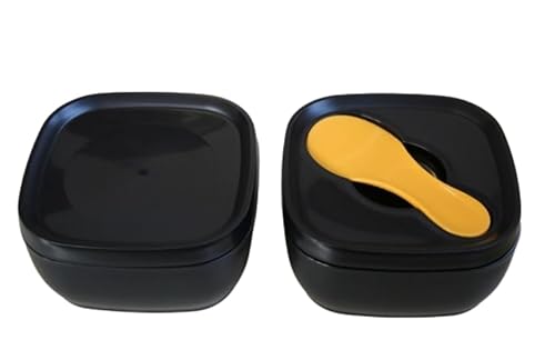 MORII 炭器 日本製 おひつ2合セット 美しいおひつ ほっこり ふっくら 温かなご飯 電子レンジ対応 竹炭入ポリプロピレン ohitsu“炭器”2合-2段HERA付 コガネイロ KY-7107-4