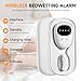 Bed Wetting Alarm for Boys and Girls, Wireless Pee Alarm with Magnetic Sensor,High Sensitivity, Loud Sound, Strong Vibration, Bedwetting Solutions for Kids and Elderly