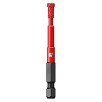 Vista 3 de Diablo Sierra de agujero de grano de diamante, compatible con sistema de mandril Snap-Lock Plus, no necesita broca piloto, diámetro de 1/4 pulgadas