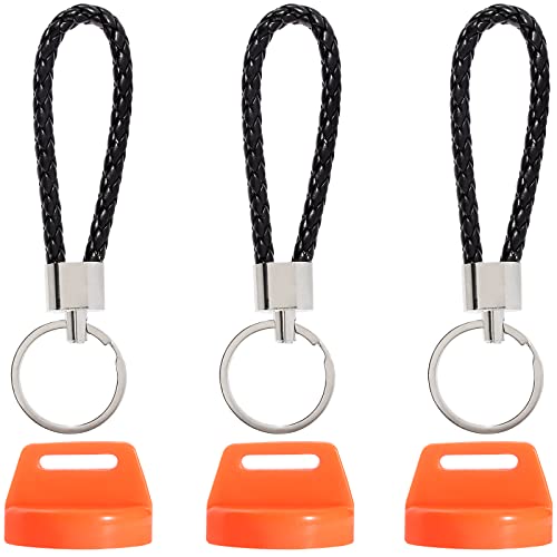 SOAJEE Pack of 3 Ignition Key Cover Compatible with Suzuki DRZ400 DRZ400E LT80 LT80S LT160E LT230E LT300E LT4WD LTA400 LTA400F LTA400FC LTA450X LTA450XZ LTA500F LTA500FB LTA500FC LTA500X LTA500XP