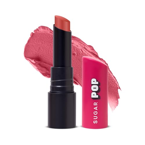 Image of SUGAR POP Ultrastay Transferproof Lipstick | 100% Transferproof | Waterproof Matte Lipstick | Vitamin E | 4 gm - 01 Pink Paradise