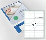 Taille d'étiquette: 48.5 x 25.4 mm