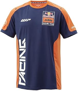 KTM Red Bull Racing Team Replica Team Tişört, Turuncu/Lacivert, XL