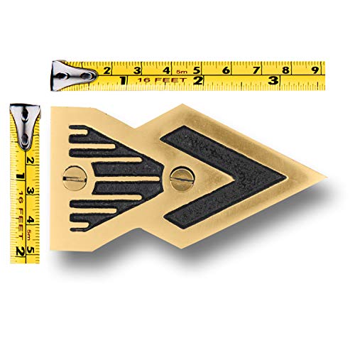 The Metal Foundry Directional Arrow Metal Door Sign. Art Deco Style Home Décor Accessories Door Or Wall Brass Plaque. Handmade In England. #TOP2