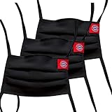 ✅ GOTS: Nachhaltig und handgemacht! Unsere hochwertige und zugleich moderne Maske, verziert mit einem FCB Bayern Flaglabel, ist ergonomisch geformt und anschmiegsam.