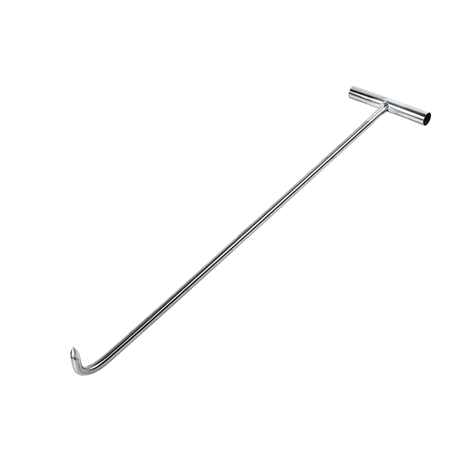 Alcxazs Manhole Hook Tool Heavy Duty Versatile Solutions Ensuring Safe Lifting Of Covers Such As Steel Grates And Septic Tank Lids T Shape Hook Lifter Tool