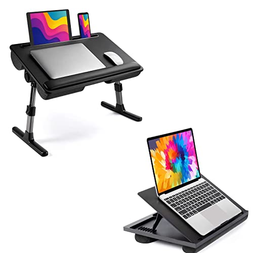 Huanuo Adjustable Lap Desk, 2-In-1 Laptop Bed Desk & Lap Desk For Bed Couch Sofa Floor #TOP25