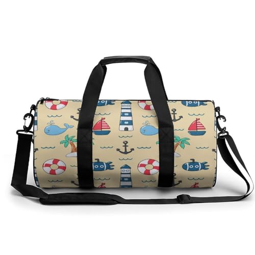 Sac de sport gym phare bateau sac de voyage week-end randonnée