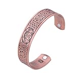 Pulseras de cobre para hombres, pulseras de cobre para mujeres, pulsera de tótem de brazalete ancho joyería de - Pulseras de cobre para mujeres, pulseras de joyería magnética para