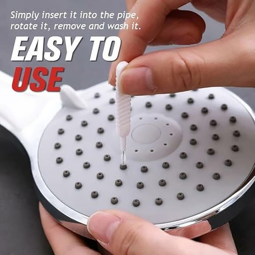 Image of Gap Hole Anti-Clogging Cleaning Brush, 2026 Upgrade Shower Head Brush Shower Head Cleaning Brush Shower Head Cleaner Tool Multifunctional Shower Head Cleaning Brushes for Household Bathroom (40Pack)