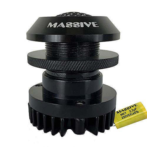 Massive Audio CT5V2 - Super Bullet Car Audio Tweeter, 57mm - 140 Watt,Titanium