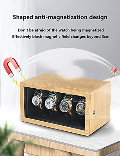 Estuche para 4 relojes automáticos el regalo de madera ideal 5
