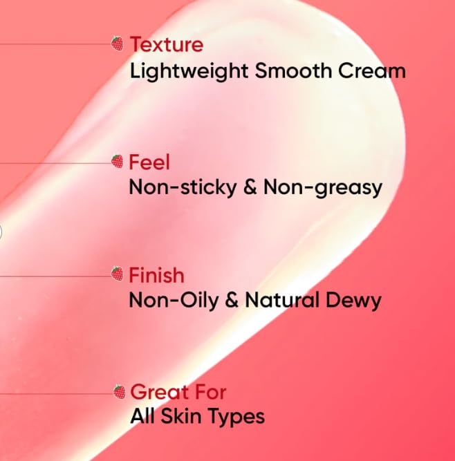 Dot & Key Strawberry Dew Do-It-All Moisturiser, Nourishing & Replenishing, 80 gm, 80 g (Pack of 1) - Image 4
