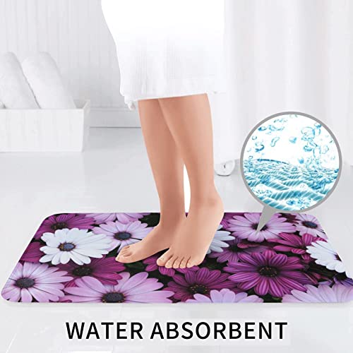 Teppichmatten mit Blüten-Druck, Badematte, Badezimmerteppich, 3-teilig, + Konturteppich, Toilettendeckelbezug – Bild 7