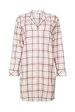 ESPRIT Damen Soft Flannel WV NW SUS ns s_ls Nachthemd, Sand 2, L