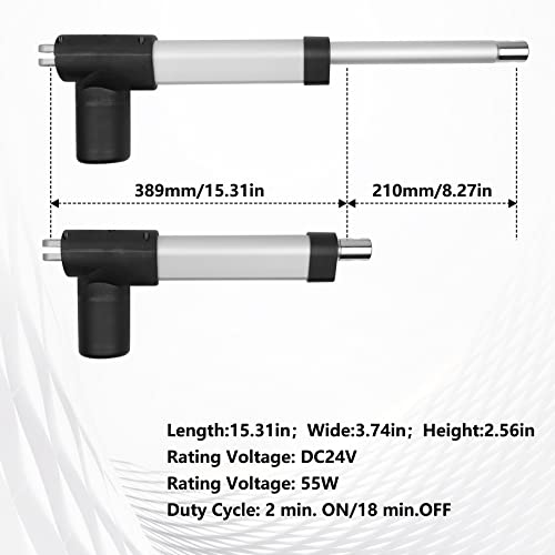 Feikeer 1.28.000.131.30 Electric Recliner Actuator Replacement Kit, Lift Chairs Motor Actuator, DC24V for Lift Chair Linear Actuator Motor, Electric Recliner Motor