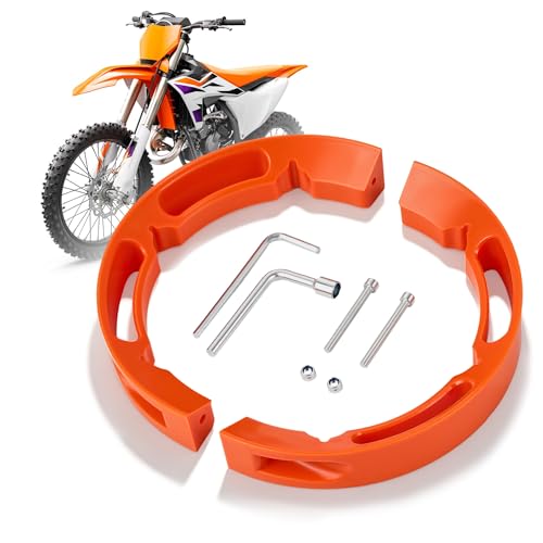 Dirt Bike Kettenschutz Motorrad Kettenstrebe Protektor Kappe Kunststoff Universal für EXC SX SX-F XC XC-F 125-450cc GASGAS 2020-2026 Motocross Dirt Pit Bike -Orange