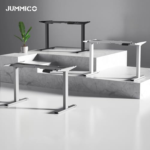 JUMMICO Dual-Motor Tischgestell Höhenverstellbar mit 3 Speicherhöhen – Ansicht 8