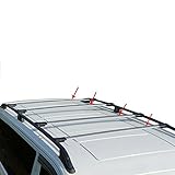 EIGENSCHAFTEN: Korrosionsbeständig, kratzfest & widerstandsfähig | Geeignet für Querbalken jeglicher Dachteile wie Fahrradträger, Dachboxen etc.