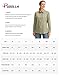 Pudolla Women's UPF 50+ UV Sun Protection Shirts Long Sleeve Fishing Hiking Shirt Cool Lightweight Travel Safari Shirts Olive XL