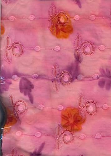 Crêpe de soie haut de gamme orné de broderie perlée pour robe d'exception