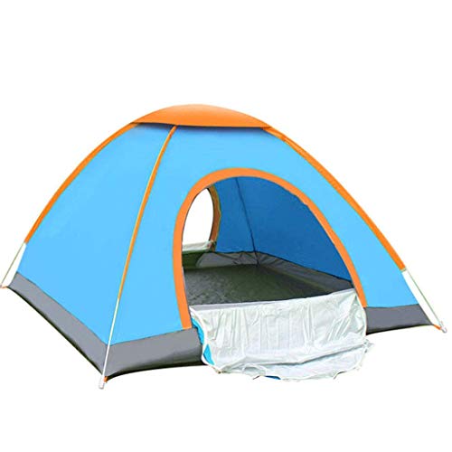 Tente camping 3-4 places montage rapide pour éviter la pluie en bivouac