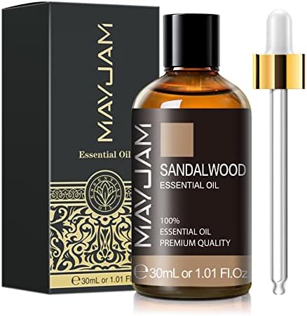 MAYJAM 100% Pure Jasmine Essential Oils 30ml, Therapeutic-Grade Aromatherapy Essential Oil, Fragrance Oils for Diffuser, Humidifier, Relax, Sleep, Perfect Gifts