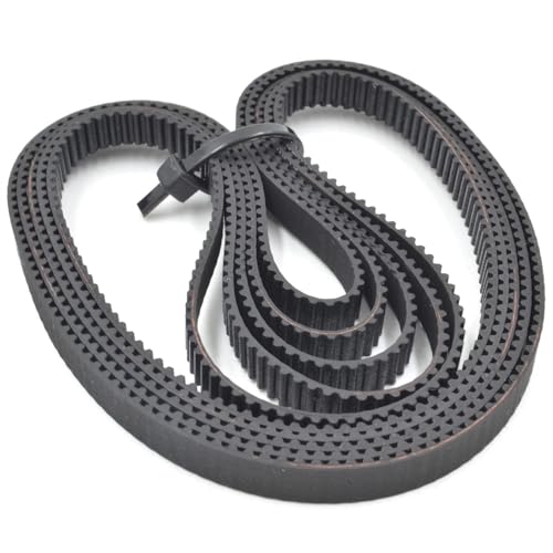 Courroie S2M 308 caoutchouc haut rendement 154 dents largeur 12mm pour guidage fluide