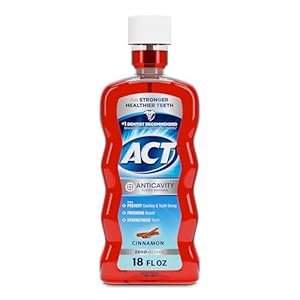 ACT Anticavity Fluoride Rinse Mundwasser Zimt 18-Ounce