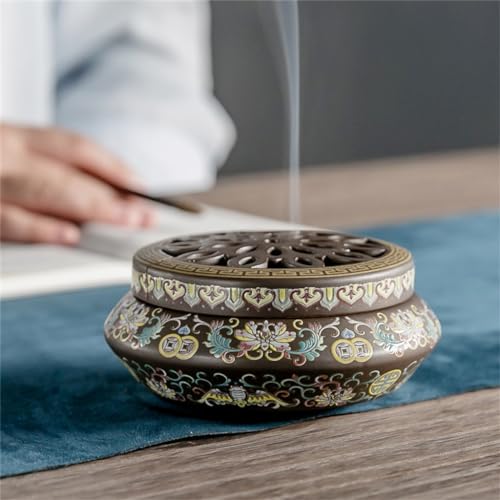 Brûleur d'encens à reflux en émail une idée cadeau idéale pour la maison - 4