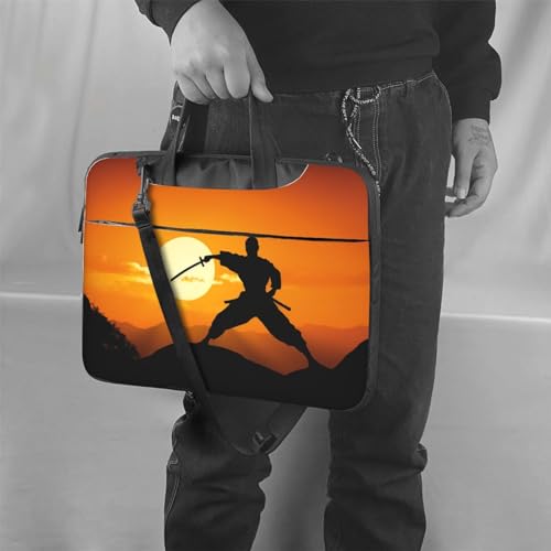 Maletín para portátil con diseño Sun Karate Silhouette miniatura 2