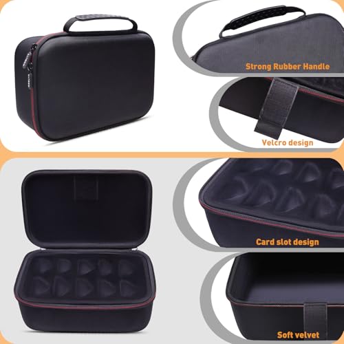Image of LTGEM Case Compatible with Beyblade X Xtreme Battle /Cobalt Dragoon /Jurassic World /Circle Ghost /Soar Phoenix /Buster Dran Set, Launchers and Right-Spinning Tops(Case Only)