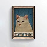 Photo Gallery eeypy poster di gatto try me biatch poster vintage gatto gatto bagno arte muro meme gatto poster divertente gatto bianco decorazione bagno cartello metallo per casa ristorante bagno 30 x 40 cm Photo Gallery eeypy poster di gatto try me biatch poster vintage gatto gatto bagno arte muro meme gatto poster divertente gatto bianco decorazione bagno cartello metallo per casa ristorante bagno 30 x 40 cm
