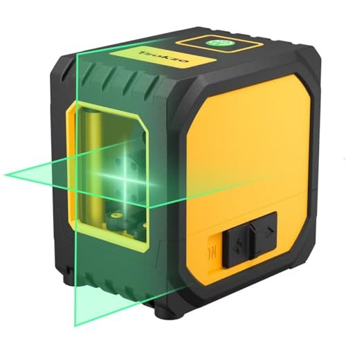 2 Lines Cross Laser Level - 360° Self Leveling Laser, Laser line Level for Tile, Home Renovation, Indoor Project, Picture Hanging
